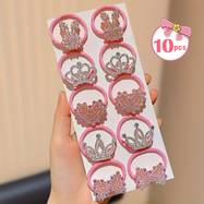 Set 10 Elastici Capelli Rosa – Colorati e Trendy per Donna e Ragazza