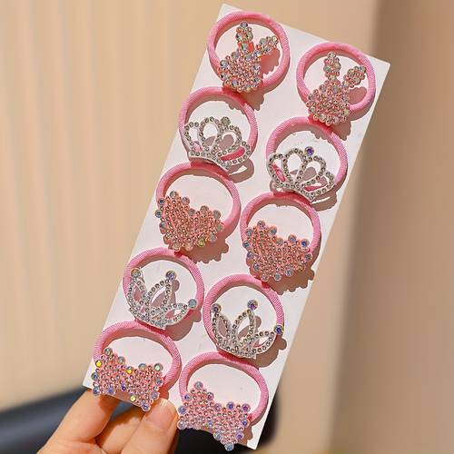 Set 10 Elastici Capelli Rosa – Colorati e Trendy per Donna e Ragazza