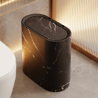 Cestino Angolare 14L con Coperchio e Sigillo Odori – Ideale per Bagni, casa e soggiorni