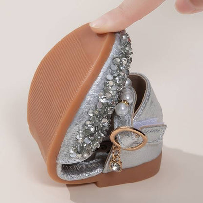 Sandali Eleganti con Perle Brillanti – Comodi, Leggeri e Perfetti per Ogni Occasione