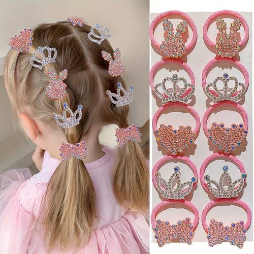 Set 10 Elastici Capelli Rosa – Colorati e Trendy per Donna e Ragazza