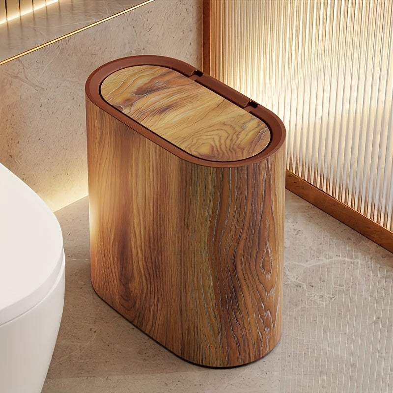 Cestino Angolare 14L con Coperchio e Sigillo Odori – Ideale per Bagni, casa e soggiorni