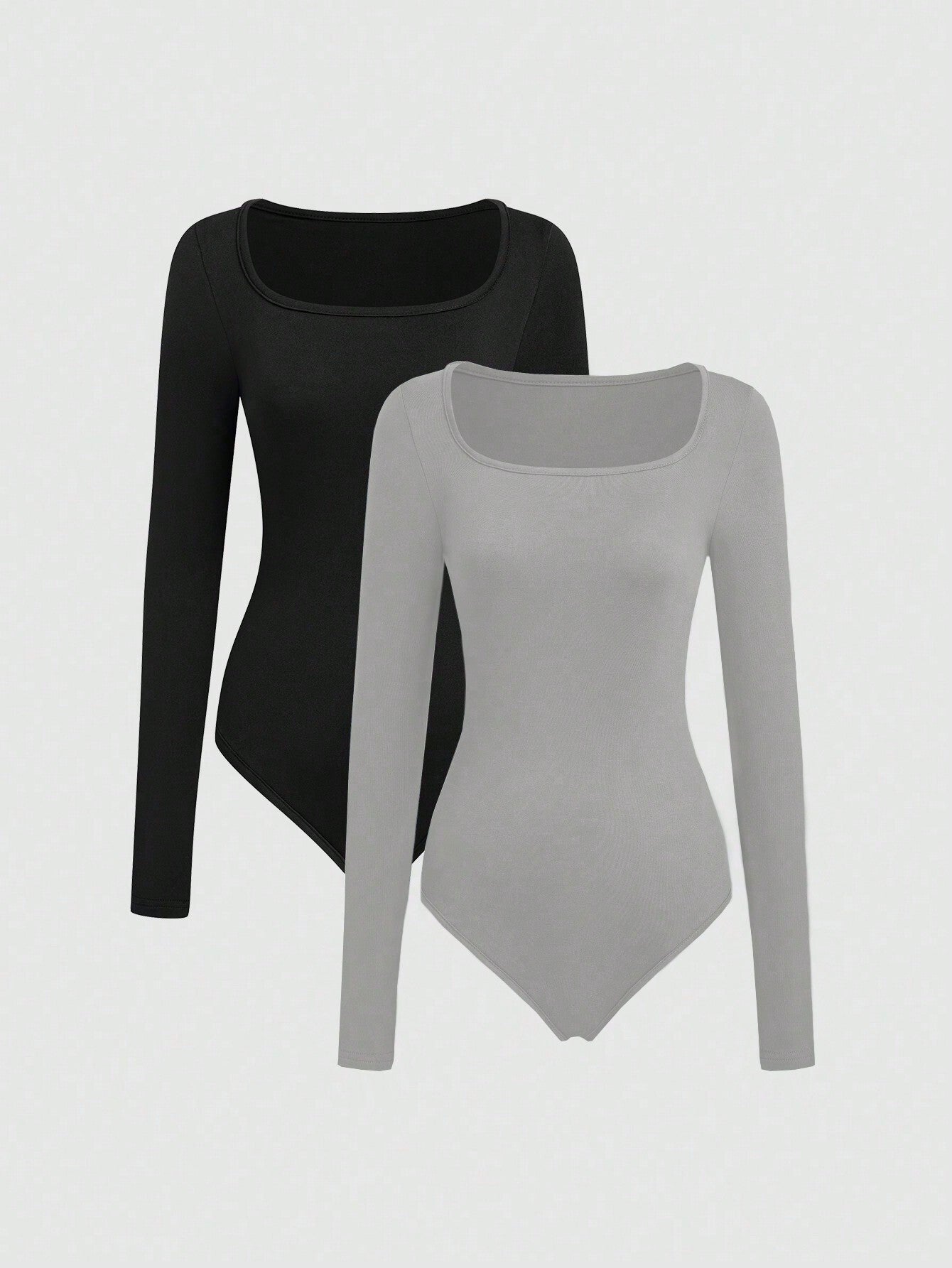 Sweetra Abito Attillato A Maniche Lunghe In Tessuto Elasticizzato, 2 Pezzi Per Donna