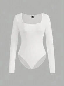 Sweetra Abito Attillato A Maniche Lunghe In Tessuto Elasticizzato, 2 Pezzi Per Donna
