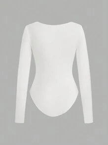 Sweetra Abito Attillato A Maniche Lunghe In Tessuto Elasticizzato, 2 Pezzi Per Donna