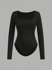 Sweetra Abito Attillato A Maniche Lunghe In Tessuto Elasticizzato, 2 Pezzi Per Donna