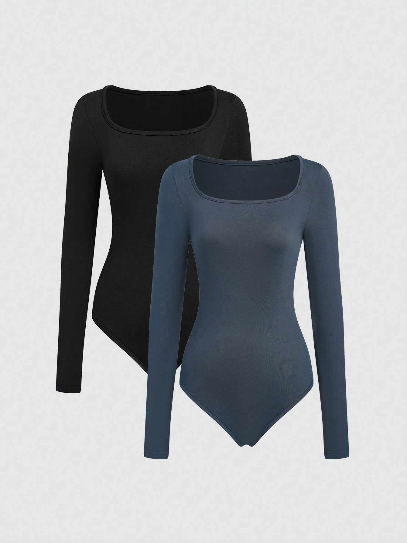 Sweetra Abito Attillato A Maniche Lunghe In Tessuto Elasticizzato, 2 Pezzi Per Donna