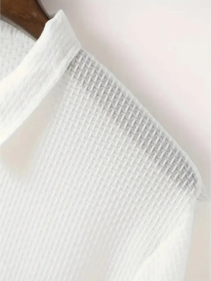 Maglietta Polo Casual con Colletto a Contrasto