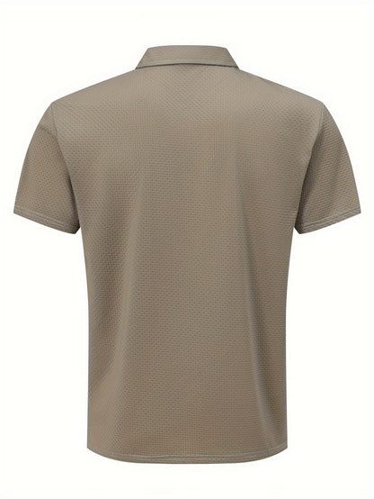 Maglietta Polo Casual con Colletto a Contrasto
