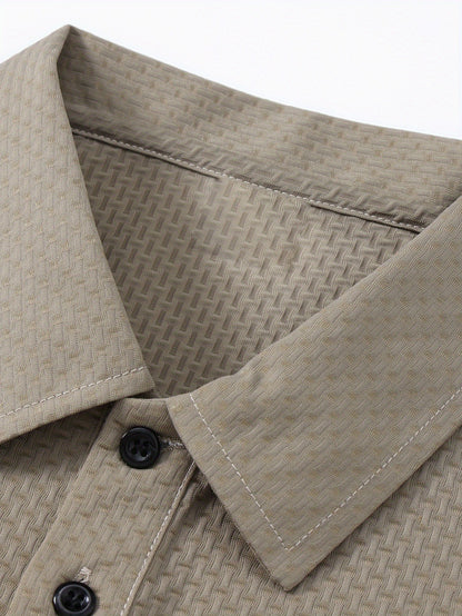 Maglietta Polo Casual con Colletto a Contrasto